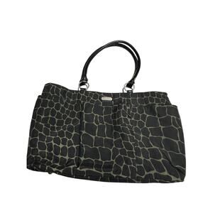 Baggallini Shoulder Bag Tote Medium Size Giraffe Print Pockets Travel Work